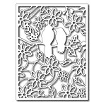 FRA-DIE-09199 ~ RAINFOREST BIRDS PANEL die ~ from FRANTIC STAMPER