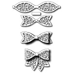FRA-DIE-09243 ~ LARGE SWIRL BOW ~ set of 3 dies from FRANTIC STAMPER