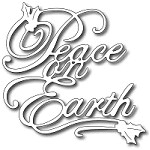 FRA-DIE-09248 ~ LARGE PEACE ON EARTH ~ die from FRANTIC STAMPER