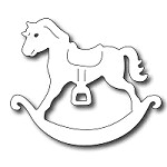 FRA-DIE-09280~ ROCKING HORSE ~ Die fropm Frantic Stamper