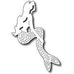 FRA-DIE-09297 S ~ SITTING MERMAID ~ die from FRANTIC STAMPER