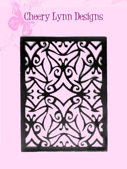 FRM119 ~ MEDITERANIAN LACE RECTANGLE ~ Cheery Lynn Doily die