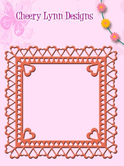 FRM127 ~ SWEETHEART Frame ~ Cheery Lynn FRAME die