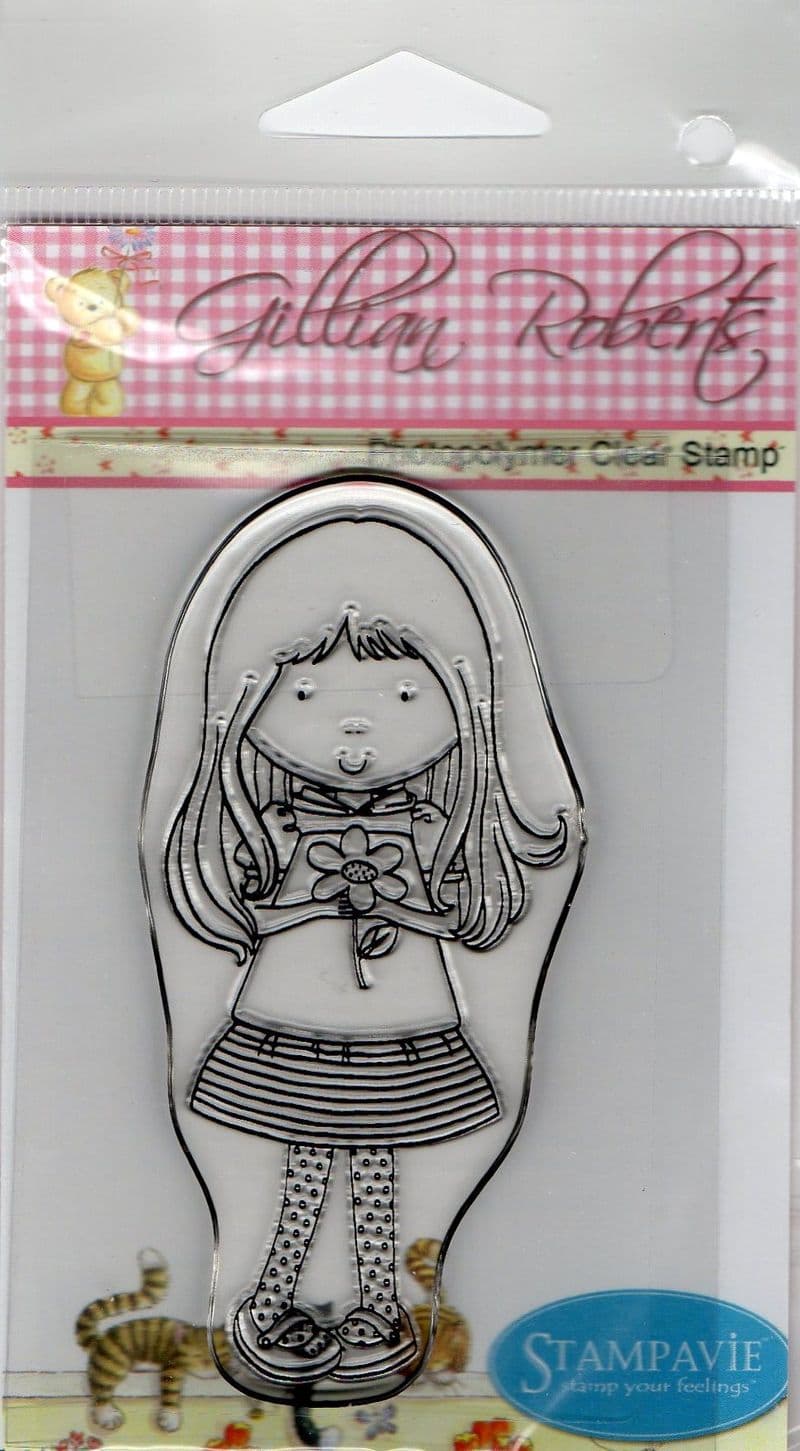 GR 028 ~ FIONA ~ Gillian Roberts clear stamps STAMPAVIE