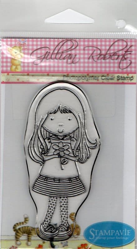GR 028 ~ FIONA ~ Gillian Roberts clear stamps STAMPAVIE