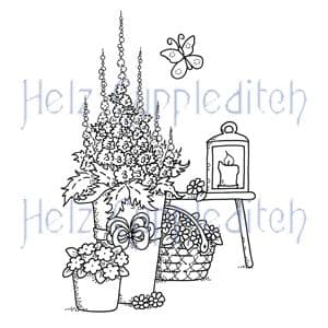 HC3227 ~ FLOWER PLANTERS ~ Helz Cuppleditch Clear Stamp