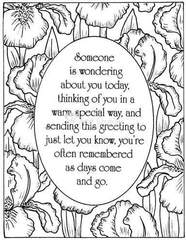 HCPC 3372 ~ DUTCH IRIS FRAME ~ HEARTFELT CREATIONS stamps