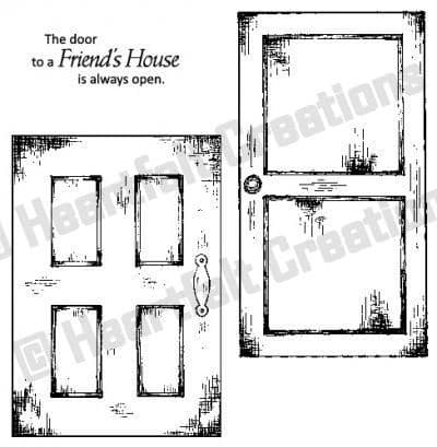 HCPC 3440 ~ VINTAGE DOOR ~ stamps Heartfelt Creations