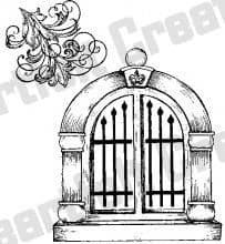 HCPC 3443 ~ PALACE ENTRY ~ stamps Heartfelt Creations