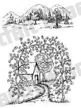 HCPC 3445 ~ MYSTIC HIDEAWAY ~ stamps Heartfelt Creations