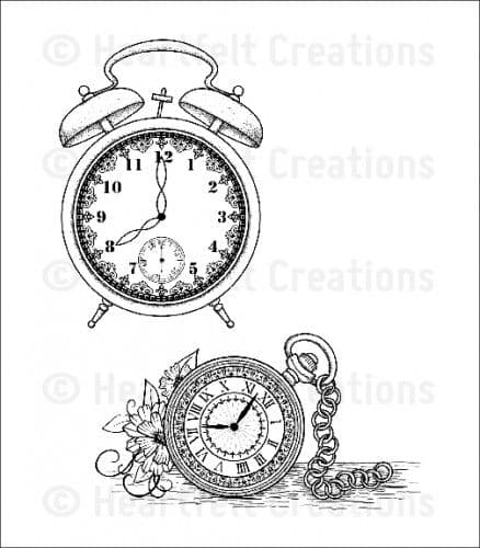 HCPC 3591 ~ ALARM and WATCH PreCut Set ~ Once Upon a Time Collection ~ Heartfelt Creations