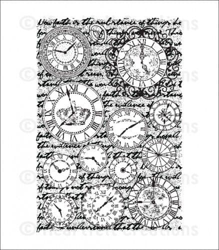 HCPC 3593 ~ NUMERAL CLOCKS PreCut Set ~ Once Upon a Time Collection ~ Heartfelt Creations