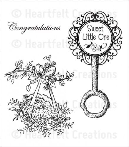HCPC 3602 ~ SWEET LITTLE ONE PreCut Set ~ Sweet Lullaby Collection ~ Heartfelt Creations