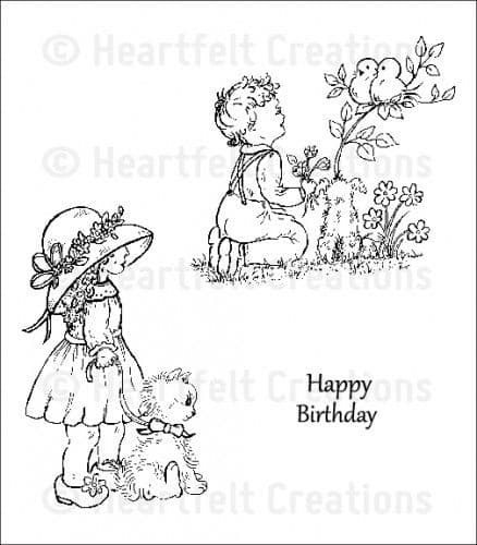 HCPC 3607 ~ LULLABY DARLINGS PreCut Set ~ Sweet Lullaby Collection ~ Heartfelt Creations