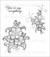 HCPC 3609 ~ ARIANNA BLOOMS BOUQUET PreCut Set ~ Arianna Blooms Collection ~ Heartfelt Creations