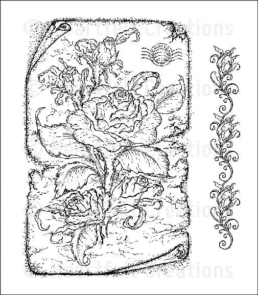 HCPC 3619 ~ CLASSIC ROSE PreCut Set ~ Cut Mat Create Collection ~ Heartfelt Creations