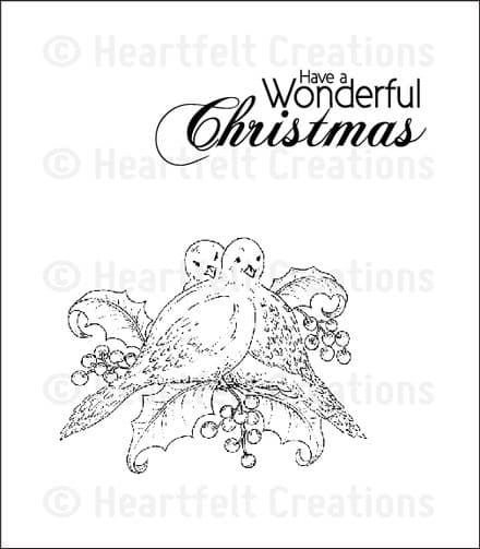 HCPC 3621~ DOVE OF PEACE PreCut Set ~ Festive Christmas Collection ~ Heartfelt Creations
