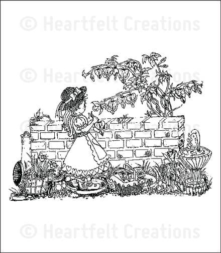 HCPC 3643 ~ ROMANTIQUE GARDEN PreCut Set ~ Romantique Garden Collection ~ Heartfelt Creations