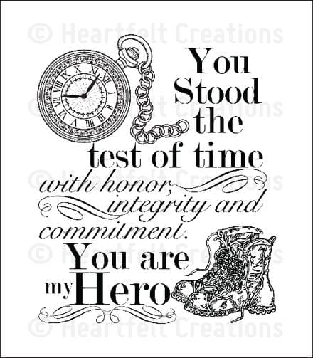HCPC 3664 ~ MY HERO PreCut Set ~ Everyday Heroes Collection ~ Heartfelt Creations