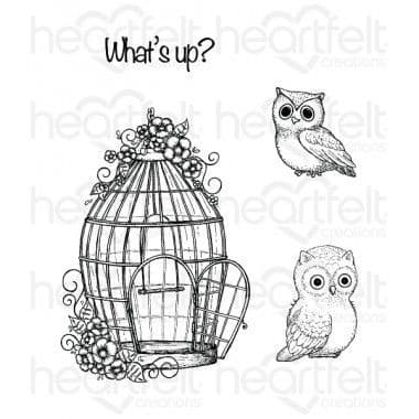 HCPC-3718 - SUGAR HOLLOW BUNGALOW ~ HEARTFELT CREATIONS CLING STAMPS