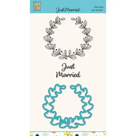HDCS045 - Just Married - Nellie Snellen Dies with Clear Stamps