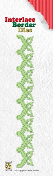 ILD005 ~ HOLLY ~ Nellie Snellen Interlace Border dies.