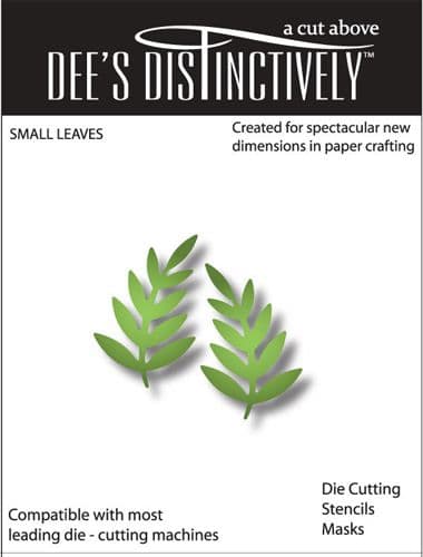 IME-009 ~ SMALL LEAVES ~ set of two separate dies ~ Dee's Distinctively Dies