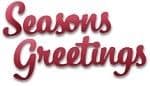 IME-046 ~ SEASONS GREETINGS ~ two separate word dies ~Dee's Distinctively Dies