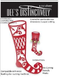 IME012 ~ STOCKING OVERLAY 1 ~ Dee's Distinctively Dies