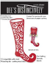 IME013 ~ STOCKING OVERLAY 2 ~ Dee's Distinctively Dies