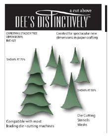 IME025~ CHRISTMAS TREE STACKER ~ Dee's Distinctively Dies