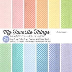 Itsy Bitsy Polka Dot Pastels ~ 6x6 Paper Pack ~ MY FAVORITE THINGS