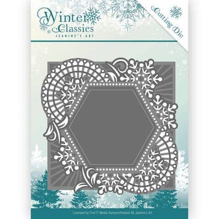 JAD10015 ~ Winter Classics ~ Mosaic Frame ~ Jeanine's Art