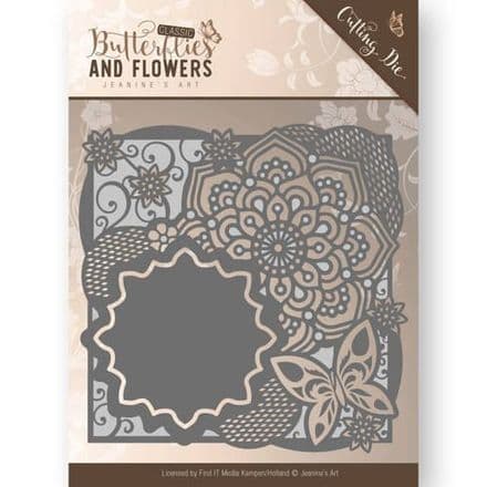 JAD10019 ~ Butterflies & Flowers ~ Butterfly Frame ~ Jeanine's Art