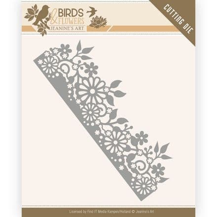JAD10058 ~ Daisy Border ~ Birds and Flower ~ Jeanine's Art