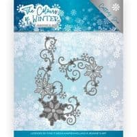 JAD10109 ~ The Colour of Winter Die - Winter Swirl ~ Jeanine's Art