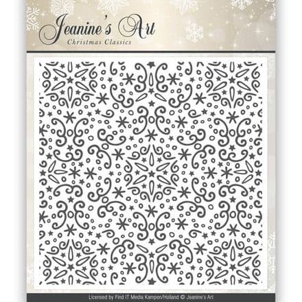 JAEMB10001 ~ Embossing Folder Christmas ~ Christmas Classics ~ Jeanine's Art