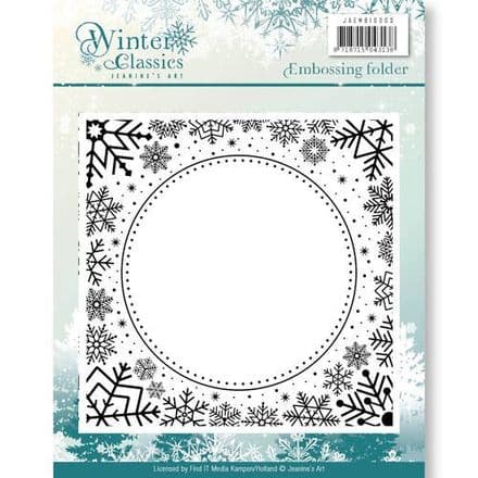 JAEMB10003 ~ Christmas Classics Embossing Folder ~ Jeanine's Art