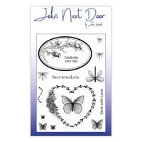 JND0007 - Butterfly Frames - Clear Stamp - John Next Door