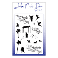 JND0022 ~ While Shepherds ~ clear stamps ~ John Next Door
