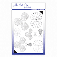 JND0062 ~ Orchid ~ clear stamps ~ John Next Door