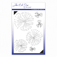 JND054 ~ Blousy Poppy ~ clear stamps ~ John Next Door