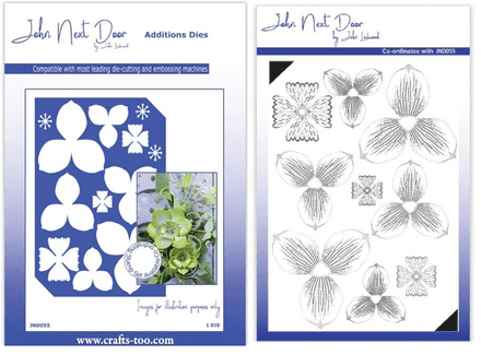 JND073 ~ Camelia Stamp ~ clear stamps ~ John Next Door