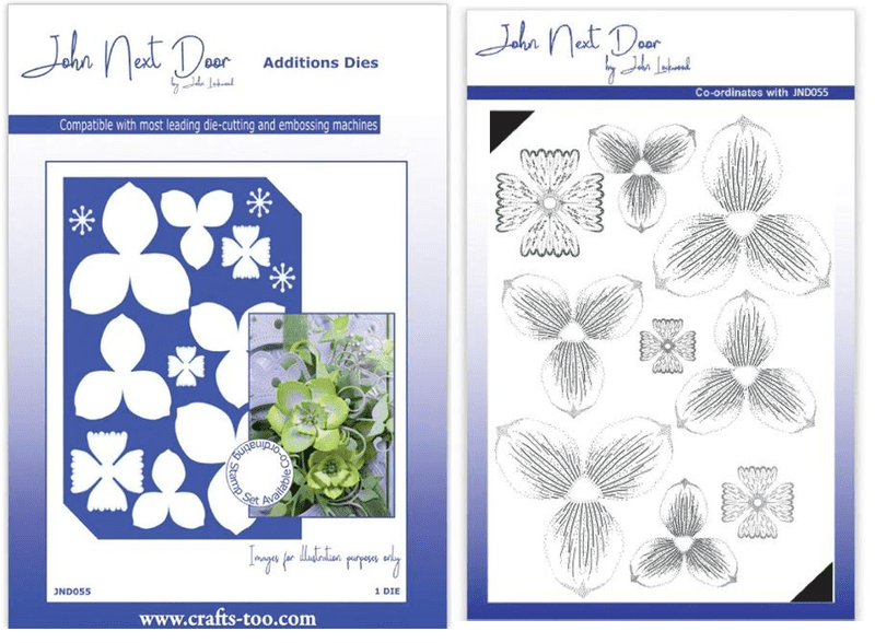 JND073 ~ Camelia Stamp ~ clear stamps ~ John Next Door