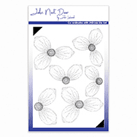 JND145 ~ Christmas Rose ~ clear stamps ~ John Next Door