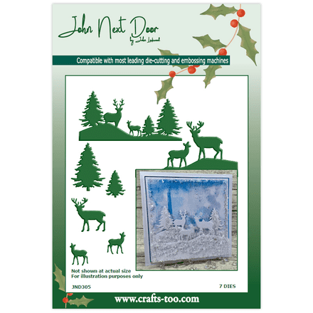 JND305 - Deer Scenes 2022 (7pcs) - John Next Door Dies