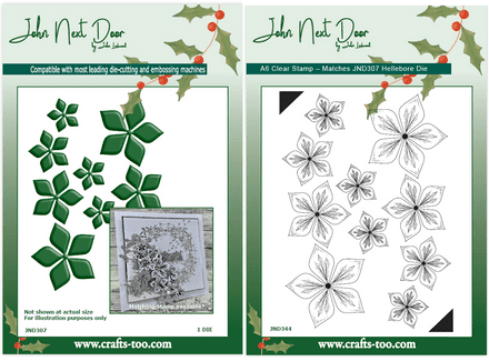 JND307 - Hellebore Die & Stamp Set - John Next Door