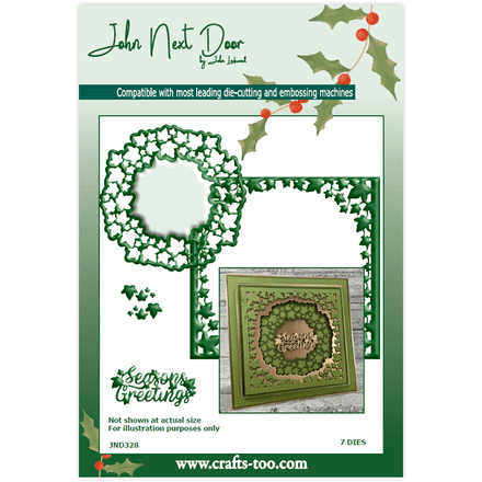 JND328 - Ivy Wreath Frame (7pcs) - John Next Door