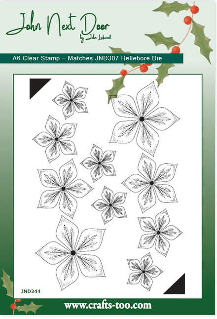 JND344 - Hellebore stamps - John Next Door