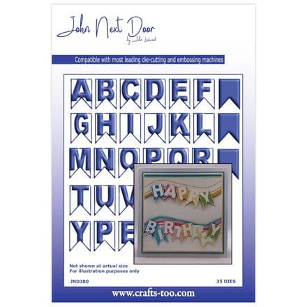 JND380 - Banner Alphabet - John Next Door